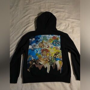 Trippe Redd Hoodie, black, printed back and front
